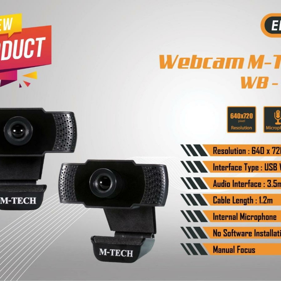 Webcam Mtech Wb400 720p Wb-400 M-tech | BigBuy360 - bigbuy360.vn