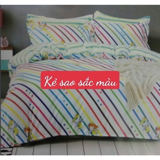 ( free ship ) SÉT POLY NHẬP VACSACE ĐEN Bộ chăn ga gối cotton nhập khẩu