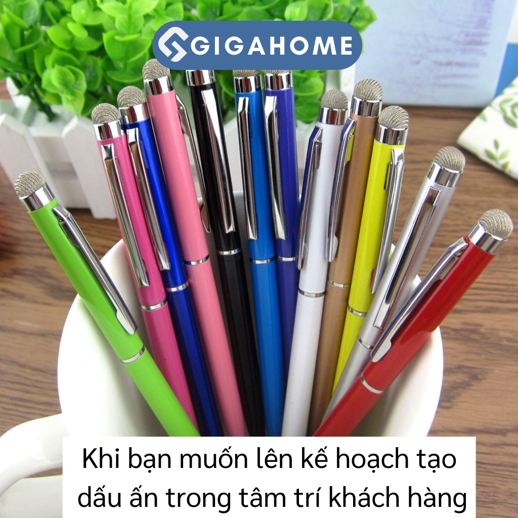 Bút Cảm Ứng 2in1 Đầu Viết Mực, Đầu Cảm Ứng Màn Hình Điện Thoại GIGAHOME 9861