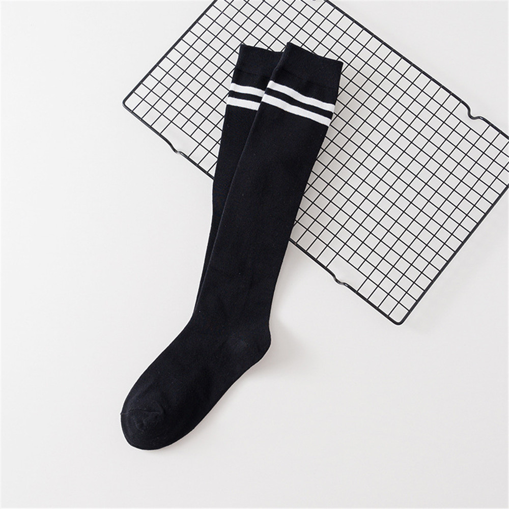 Đôi tất cotton dài màu trơn thời trang dành cho nữ