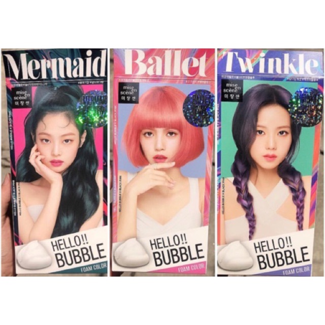 Nhuộm tóc dạng bọt Hello Bubble