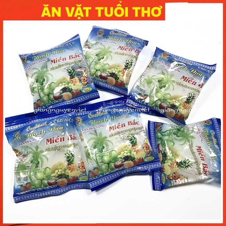 Bịch 20 gói thạch dừa Miền Bắc thơm ngon