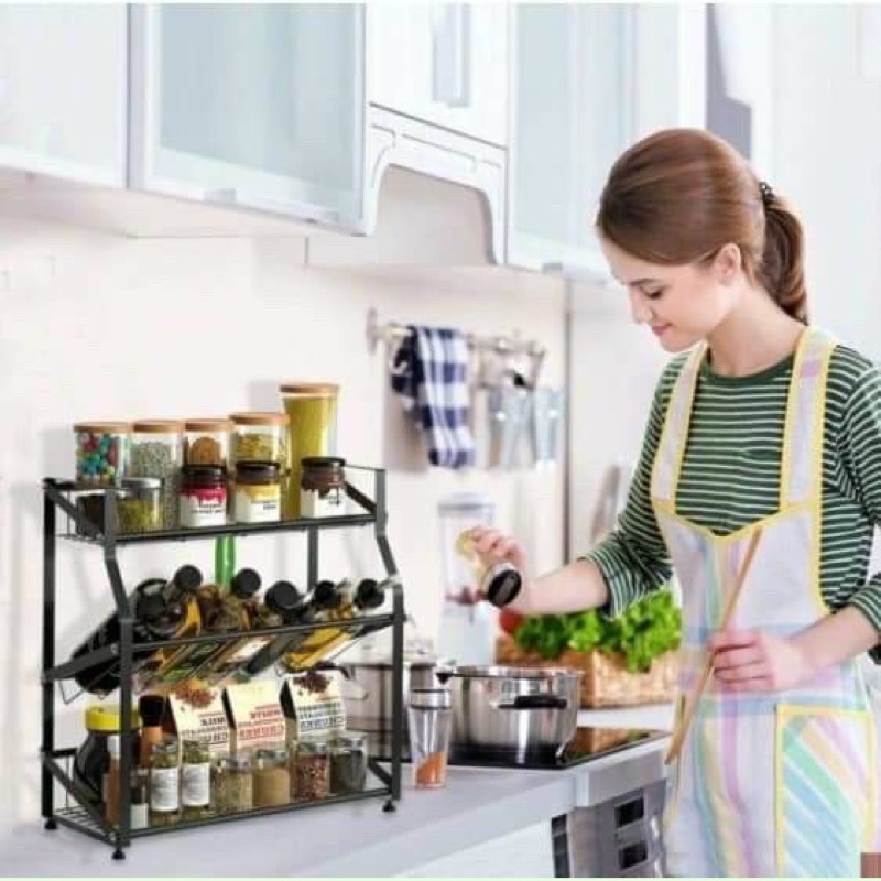 Kệ đựng gia vị nhà bếp đa năng