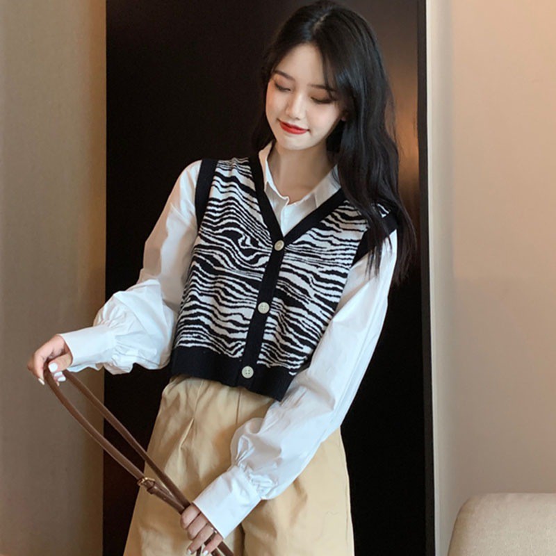 Áo Khoác Cardigan Dệt Kim Thiết Kế Cổ Chữ V Thanh Lịch Dành Cho Nữ