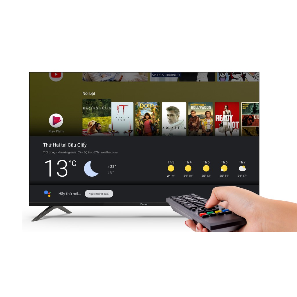 Android tivi Vsmart 4K 55 inch 55KD6800 (Miễn phí giao tại HCM-ngoài tỉnh liên hệ shop)