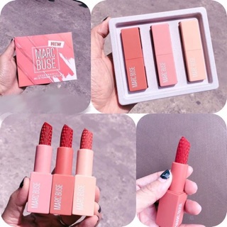Set 3 cây son thỏi lì Marc Buse hàng nội địa Trung