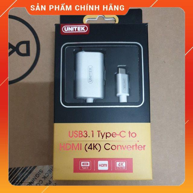 (Có sẵn) Usb3.1 Type-C to HDMI 4K Unitek Y-6316 _Siêu rẻ