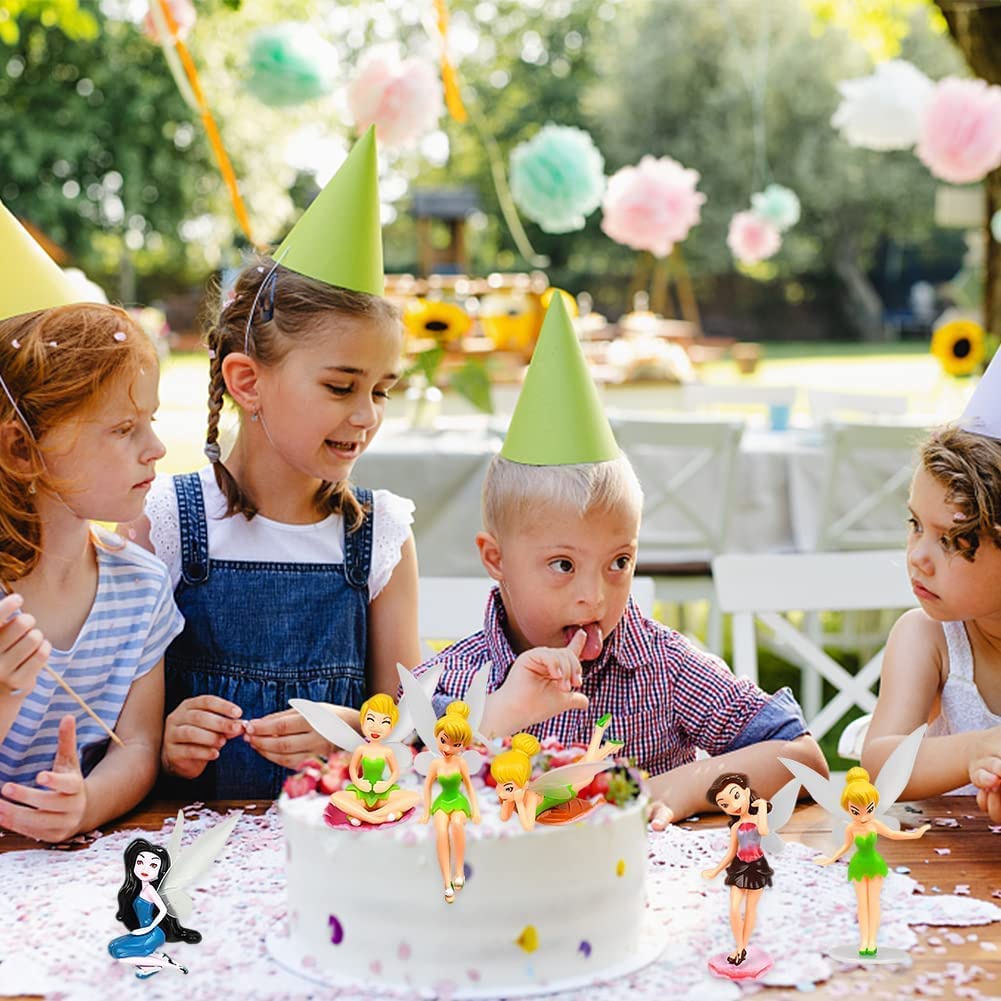 Set 6 Chi Tiết Trang Trí Bánh Hình Nàng Tiên