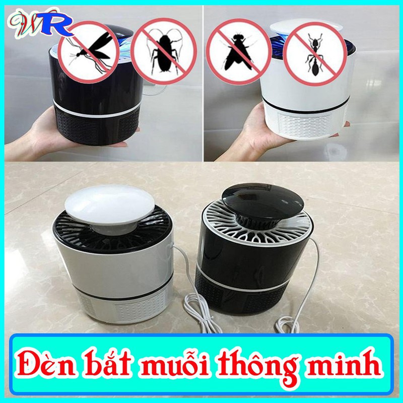 Đèn Bắt Muỗi,Đèn Diệt Côn Trùng - Đèn Ngủ Bắt Muỗi Thông Minh Cổng Sạc USB