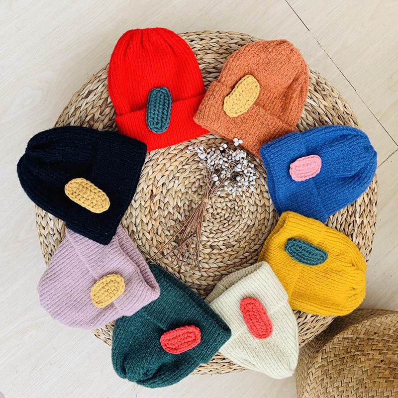 Nón len ấm áp xinh xắn dành cho bé