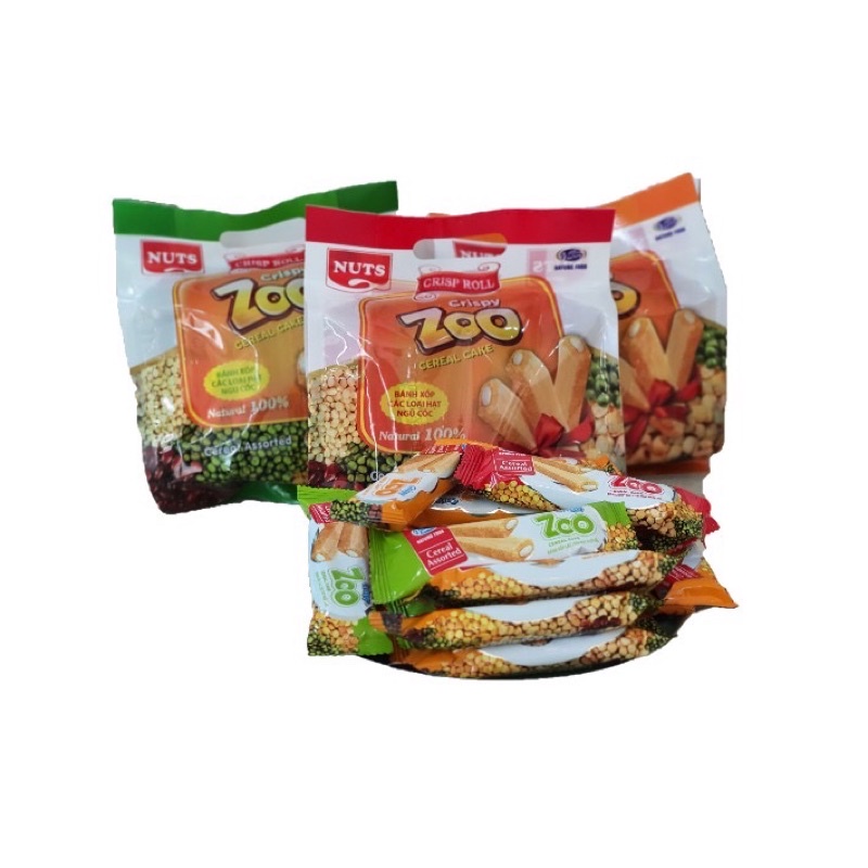Bánh xốp các loại hạt ngũ cốc gói 230g