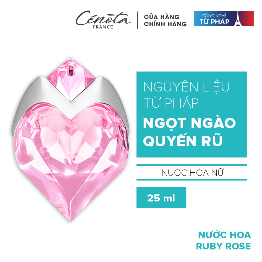 Nước hoa nữ Cénota Ruby Rose 25ml