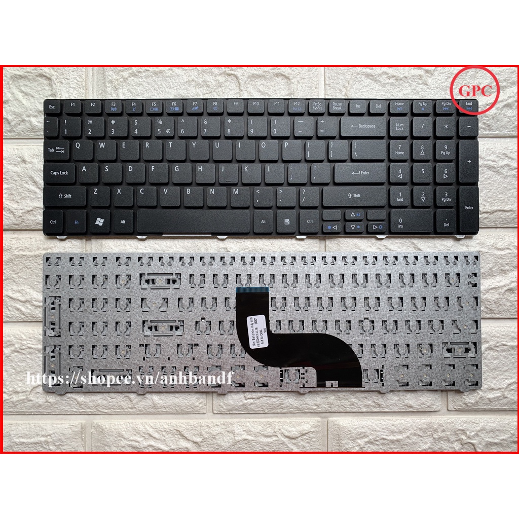 Bàn phím laptop Acer Aspire 5750 5750G 5750Z 5750ZG