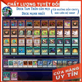 Bộ bài in giá rẻ Deck Tam Thần (Slifer + Obelisk + Ra)