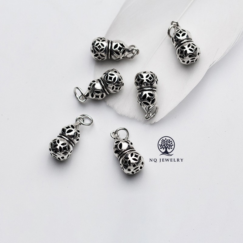 Charm bạc hình hồ lô treo - NQ Jewelry