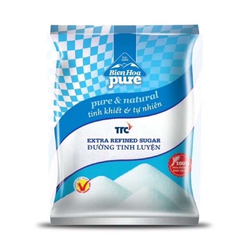 Đường tinh luyện Biên hoà 1kg / 500g