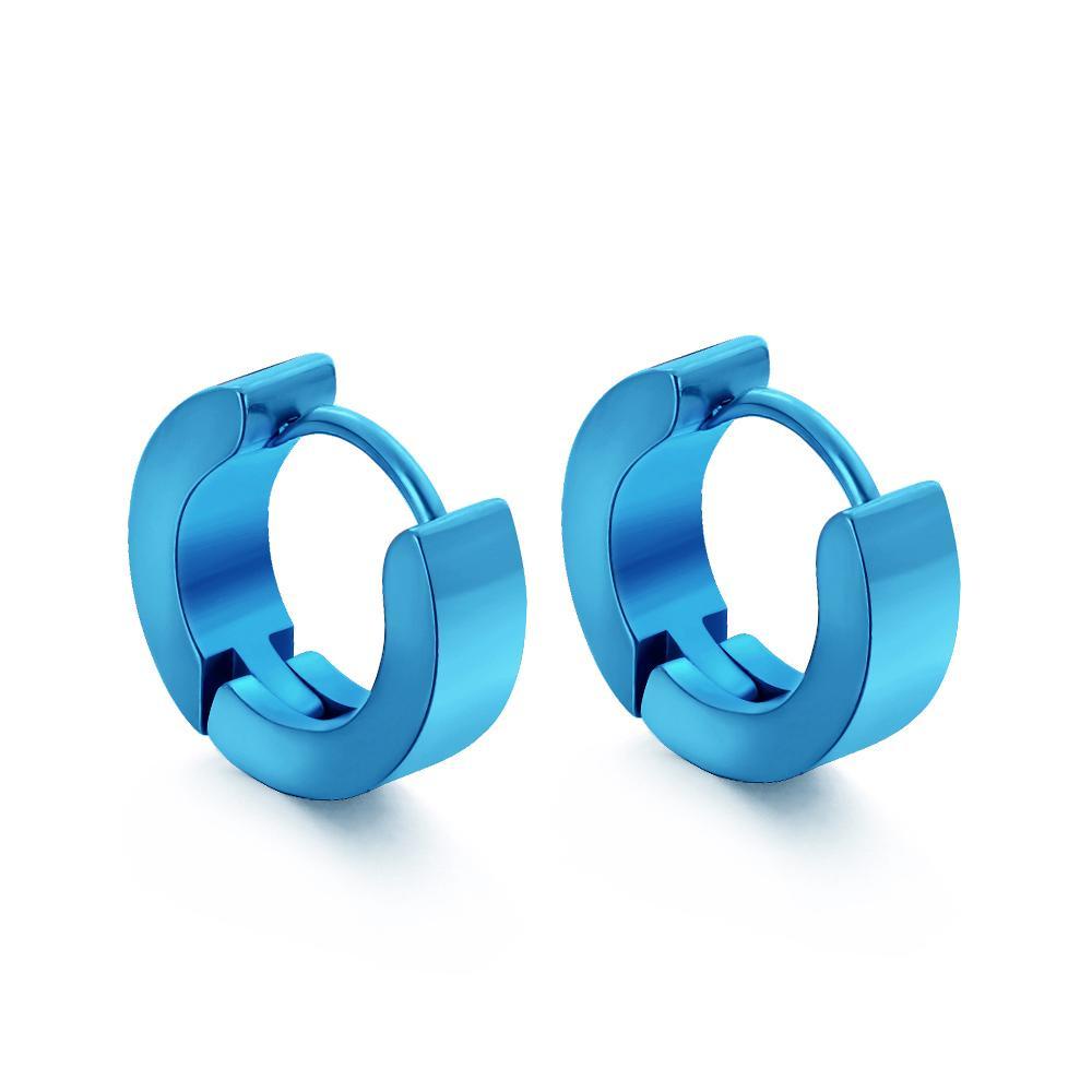 Set 2 Khuyên Tai Thép Không Gỉ Cá Tính Cho Nam Nữ