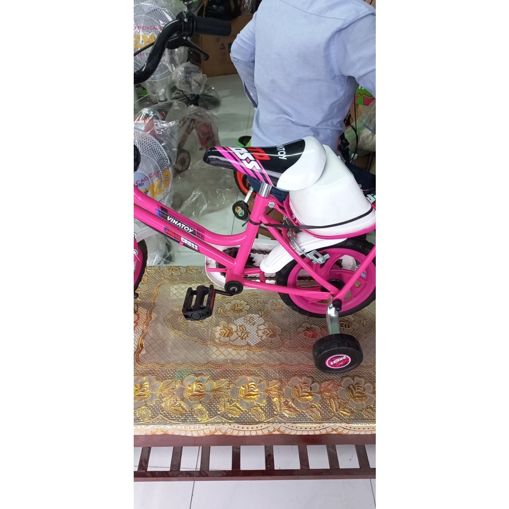 #GIÁ 460K XE ĐẠP TRẺ EM 12 INCH K109 MOTOCROSS VINATOY I M1842-X2B