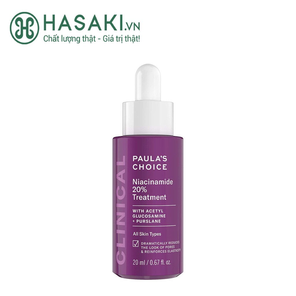 Tinh Chất Paula's Choice Se Khít Lỗ Chân Lông Tối Ưu Clinical Niacinamide 20% Treatment 20ml