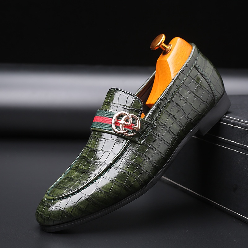 Giày Da Nam Mũi Nhọn Phong Cách Doanh Nhân Size 38-48
