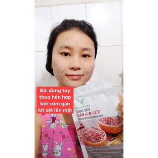 Tinh bột cám gạo lứt
