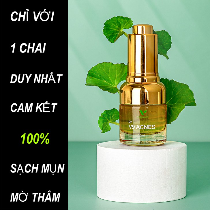 Serum Tri Mun Bọc-Mun Đầu Đen V9Queen-TRI MUN ẨN-TRI THÂM