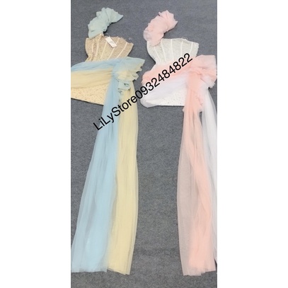 MS1243y ĐẦM LƯỚI PHỐI MÀU ĐÍNH CƯỜM full size S/M/L/XL(ảnh và video chủ shop tự chụp 10000%)