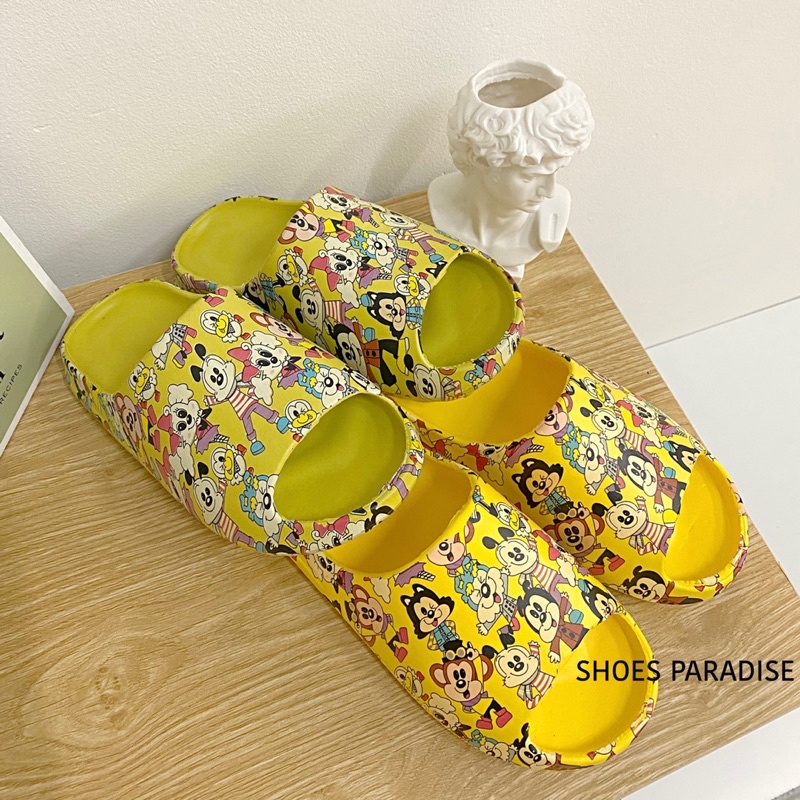 Dép Bánh Mỳ Hoạt Hình Gấu Siêu Dễ Thương, Dép YZ Shoes Paradise