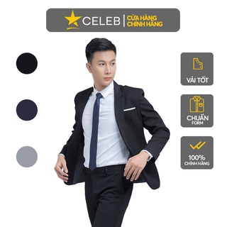 Áo vest nam 1 nút cao cấp CELEB form slimfit tôn dáng lịch lãm, nam tính