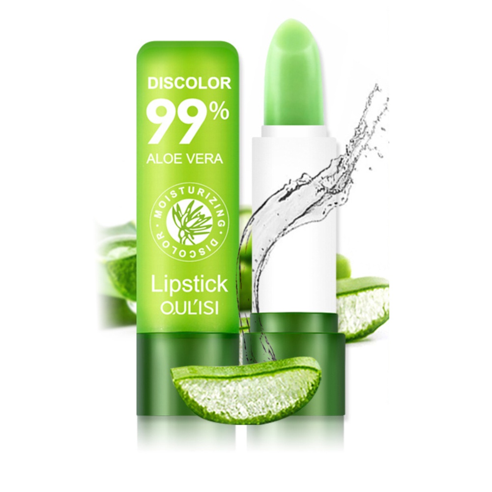 Son Dưỡng Môi Chiết Xuất Lô Hội Tự Nhiên Dưỡng Ẩm Đổi Màu Theo Nhiệt Độ