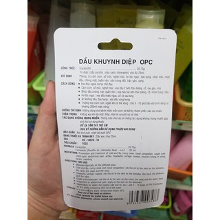 Dầu Khuynh Diệp OPC 25ML