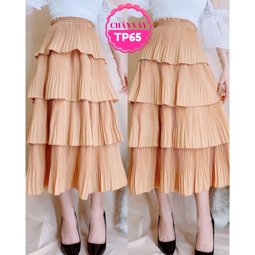 CHÂN VÁY XẾP LI TẦNG DÀI -  CHÂN VÁY TẦNG XINH XẮN TP65 ⚡FREESHIP⚡100% ẢNH THẬT⚡ NN CHUYÊN SỈ - NN STORE | BigBuy360 - bigbuy360.vn