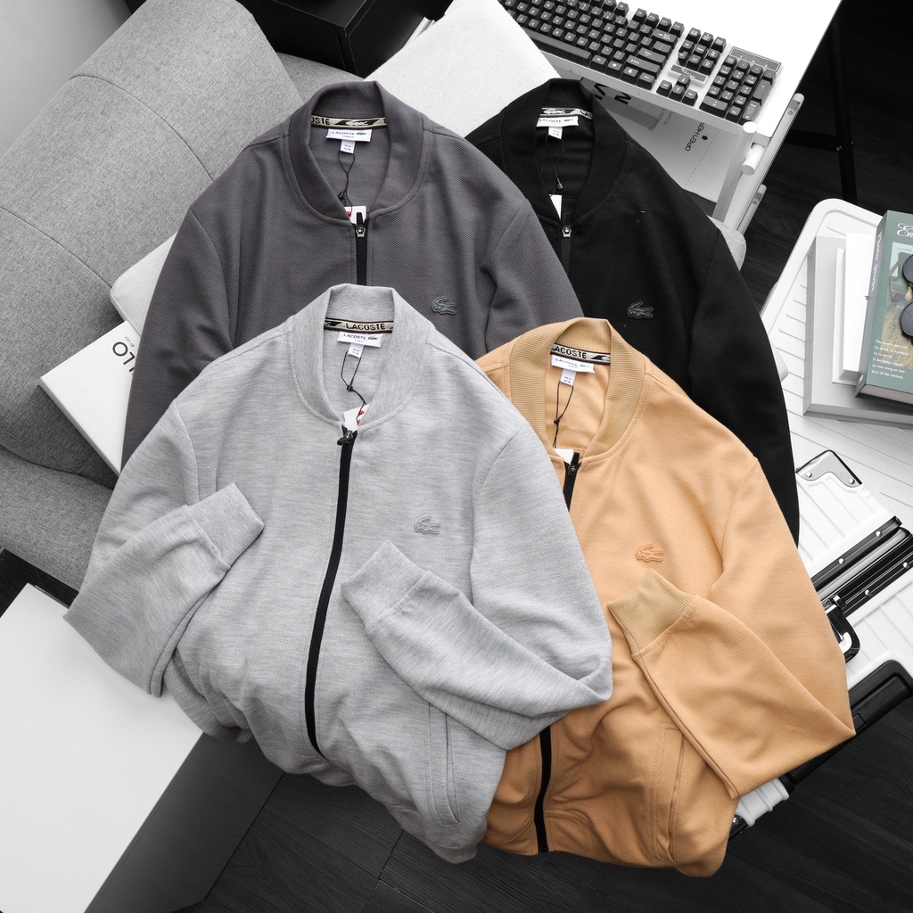 Áo khoác bomber nam vải pique xuất dư xịn , Áo khoác nam dây kéo Bigsize ( 55kg - 95kg ) - 3bros Quần Áo