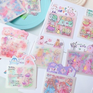 Bộ sticker 4 tấm cute