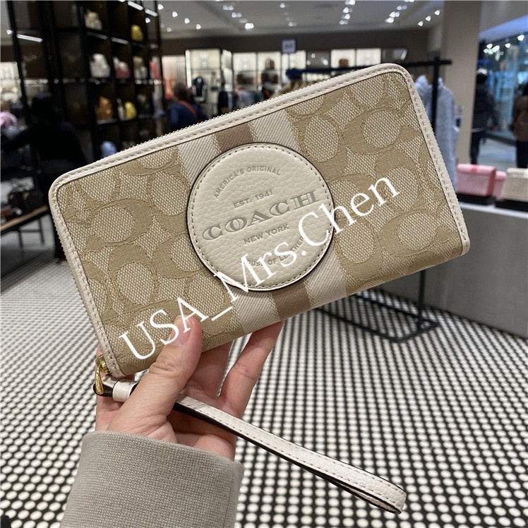 Ví COACH, ví đựng xu, ví dài đích thực có bằng chứng mua hàng
