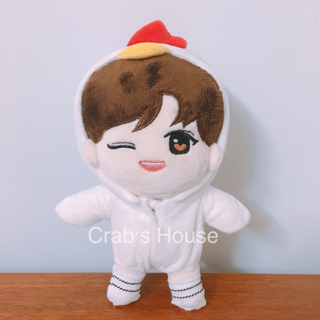 Bộ gà trống doll 20cm