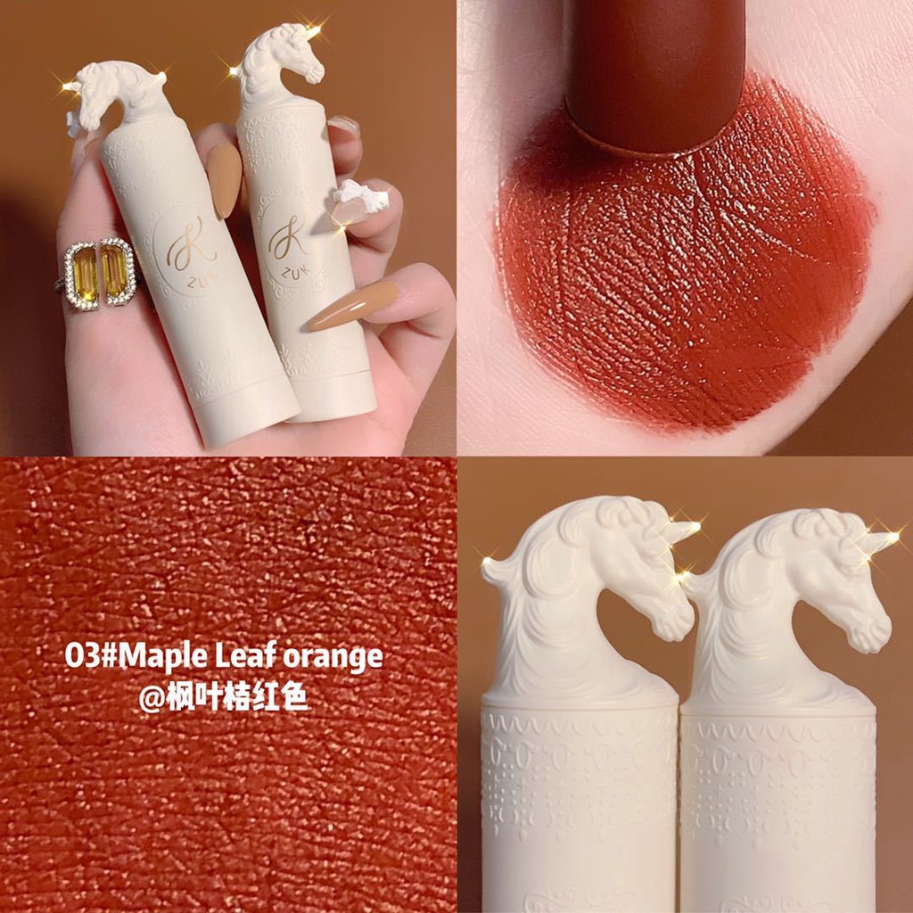 (Hàng Mới Về) Son Môi Zukunicorn Màu Nhung Lì Dưỡng Ẩm Không Dễ Phai | BigBuy360 - bigbuy360.vn