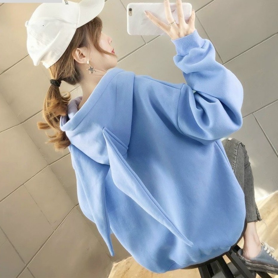 [HOT] Áo khoác nỉ Hoodie KN3 nón phối tai thỏ [ FREESHIP ] | BigBuy360 - bigbuy360.vn