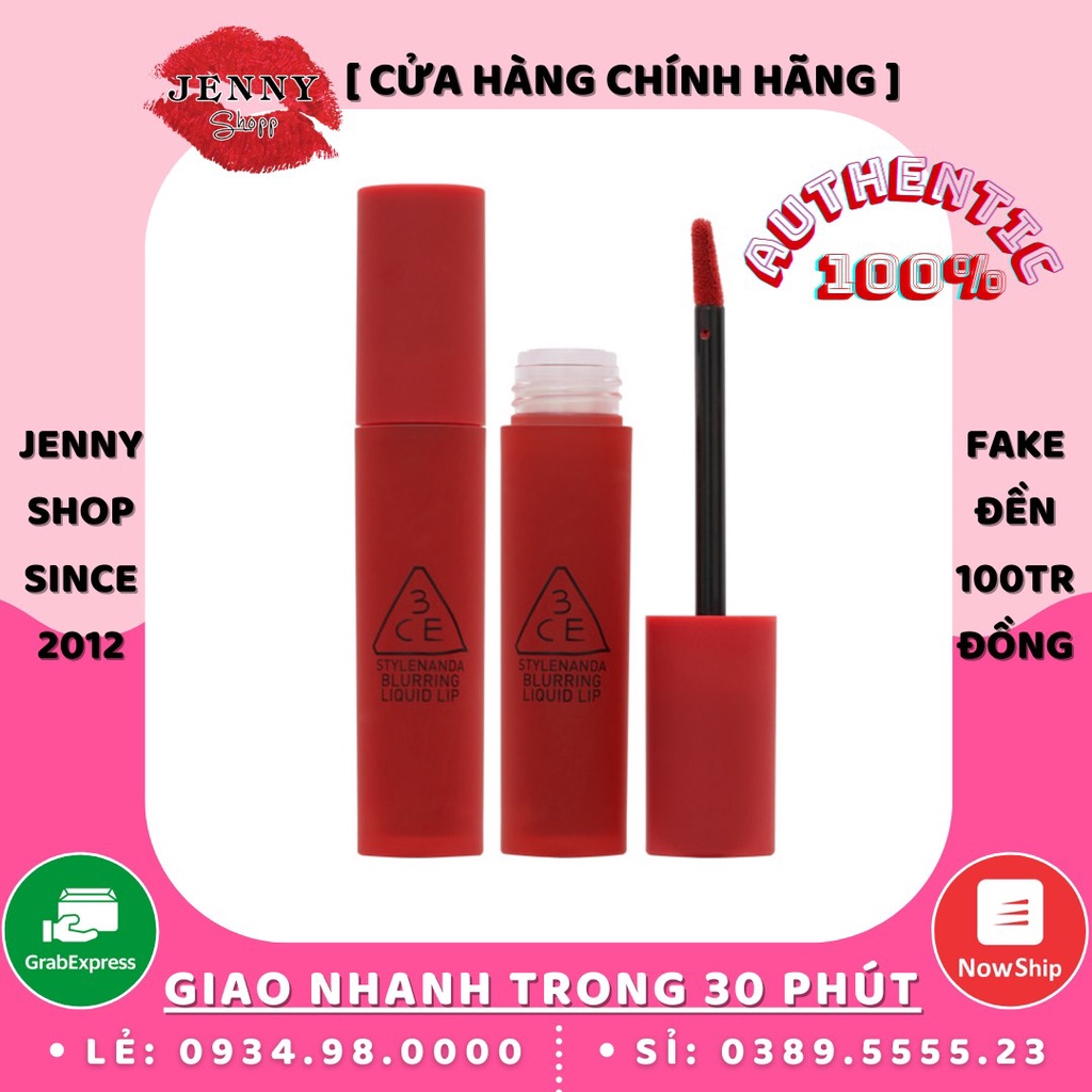 Son Kem Lì 3CE Blurring Liquid Lip