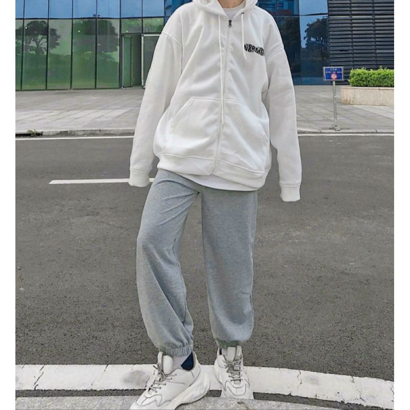 ÁO KHOÁC HOODIE ZIP NORMOS FORM RỘNG (Ảnh thật) | BigBuy360 - bigbuy360.vn