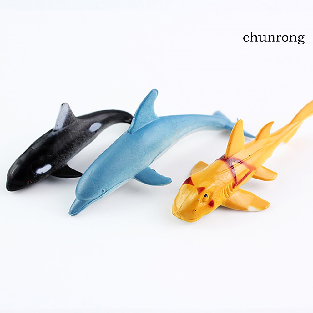 Cr Set 24 Mô Hình Động Vật Biển Đồ Chơi Cho Bé