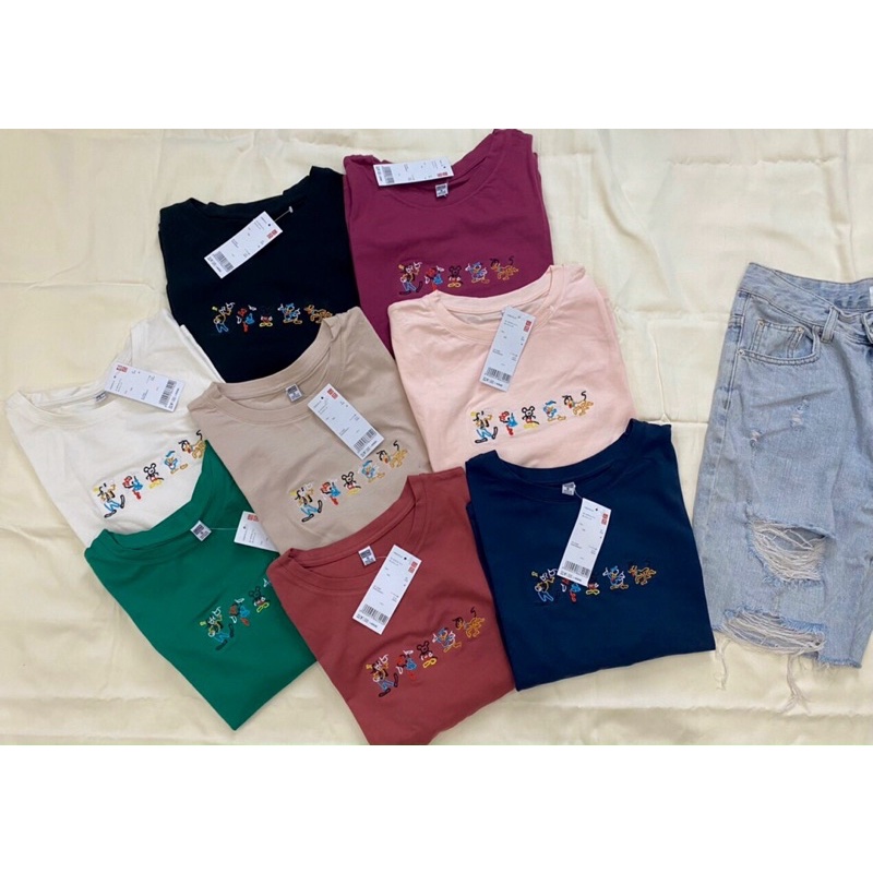 ÁO CROP LỬNG THÊU MICKEY