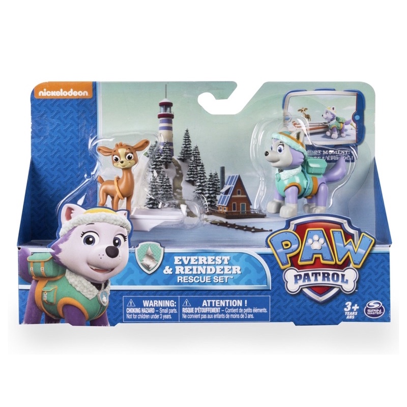PawPatrol- Hộp giải cứu tuần lộc Everest &amp; Reindeer