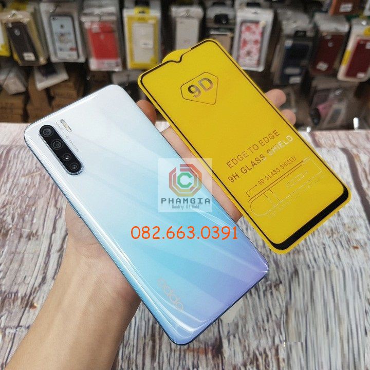 Kính cường lực Oppo F15 full màn hình 9H bền chuẩn