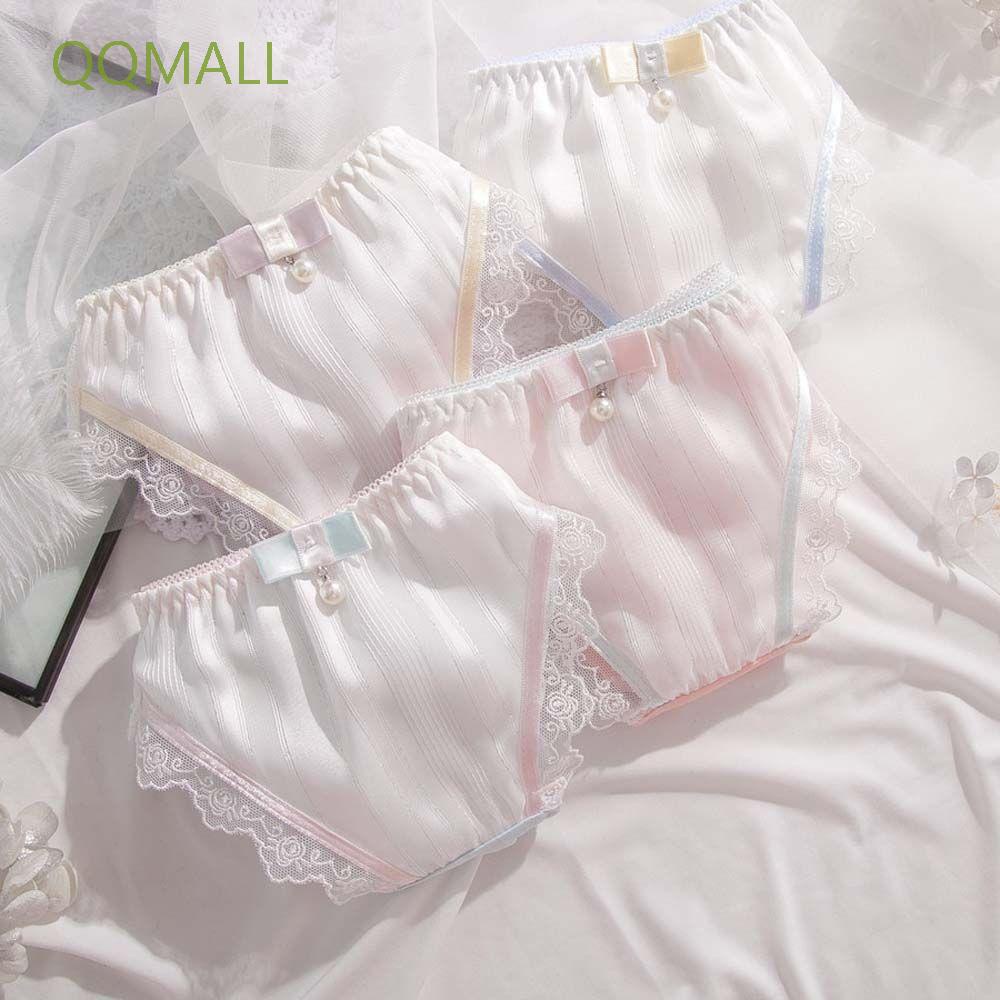 Quần Lót Ren Đính Nơ Dễ Thương Nhiều Màu Sắc Phong Cách Lolita Cho Nữ