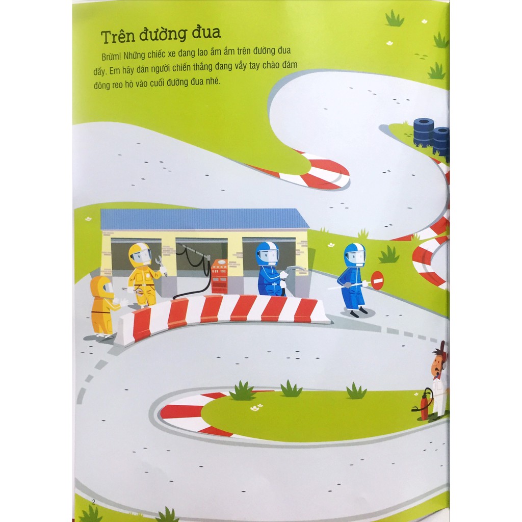 Sách - First Sticker Book - Sách Dán Hình Đầu Đời Cho Bé - Ô tô (Dành Cho Trẻ Em Từ 3-8 Tuổi)