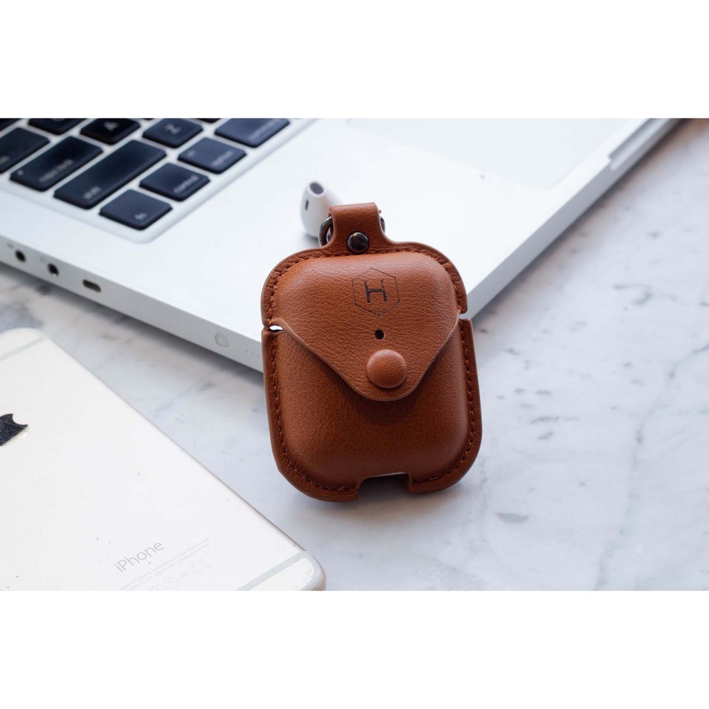 Lux Airpod2 HAVIAS bao da Airpod thời trang thật 100% Vachetta Premium