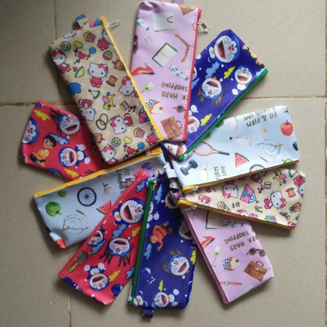 (BÁN SỈ SIÊU RẺ) combo 10 TÚI BÚT , BÓP VIẾT HOẠ TIẾT CUTE