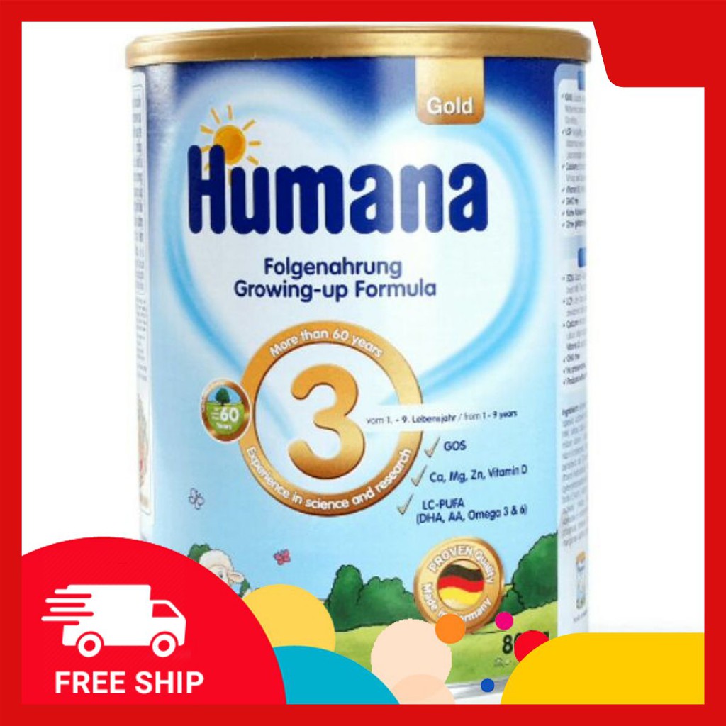 Sữa Humana Gold số 3 lon 800g