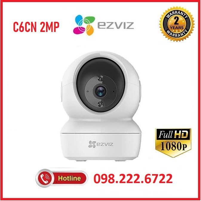 Camera EZVIZ C6CN 2MP - 1080P Xoay 360 + Âm thanh